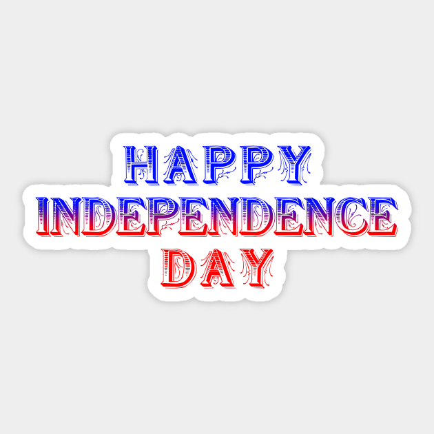 Happy Independence Day Sticker by NeilGlover